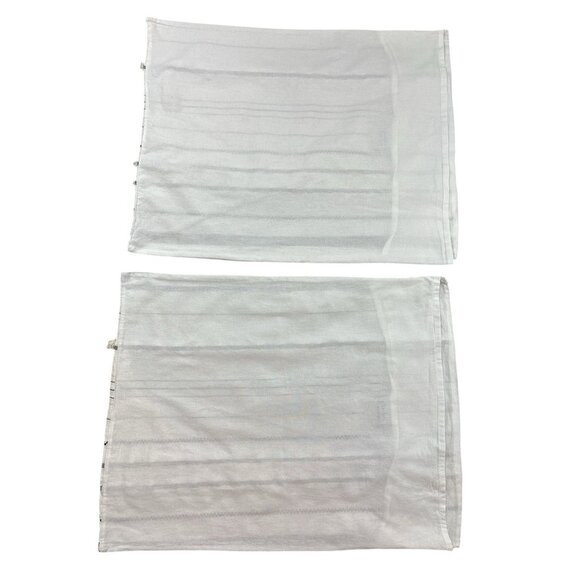 Cloth and canopy standard pair cotton striped pillowcases - Picture 2 of 5